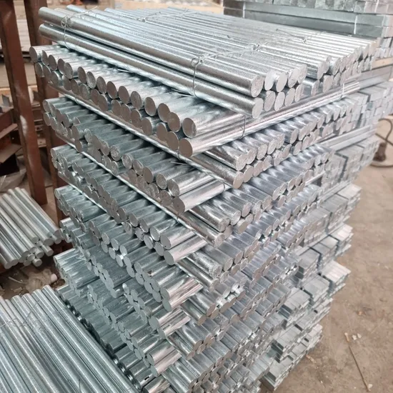 Custom ASTM 201 202 304 304L 310S 309S 316 321 904L 2205 5083 Metal Rod 6mm Hexagonal/Flat/Rectangular/Round Stainless Steel/Aluminum/Carbon/Galvanized Rod Bar