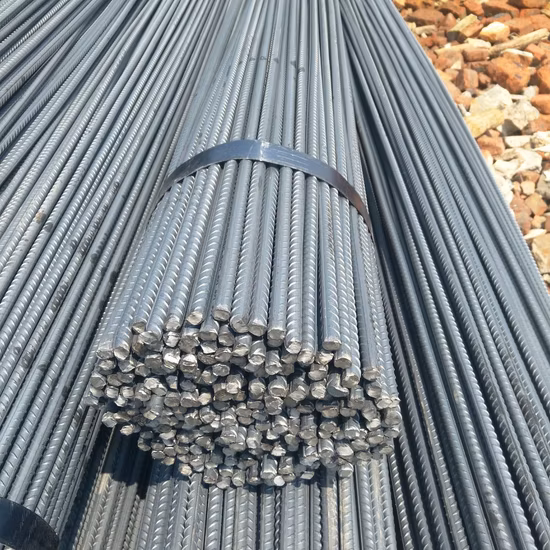 HRB400 HRB500 ASTM A615 Gr60 GB AISI JIS BS DIN Steel Bar/Rod Stainless Bar 8m 10m 12m 16m Deformed Steel Bar Reinforcing Steel Rebar for Construction in Stock